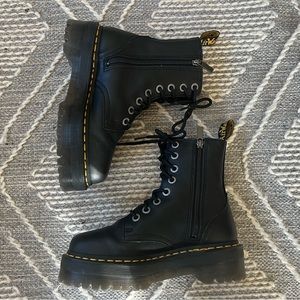 Jadon Boot Platform in Pisa Leather